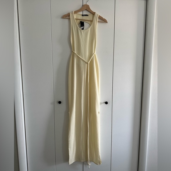 Nasty Gal scoop neck backless tie maxi dress sz 8 NWT - Picture 14 of 14